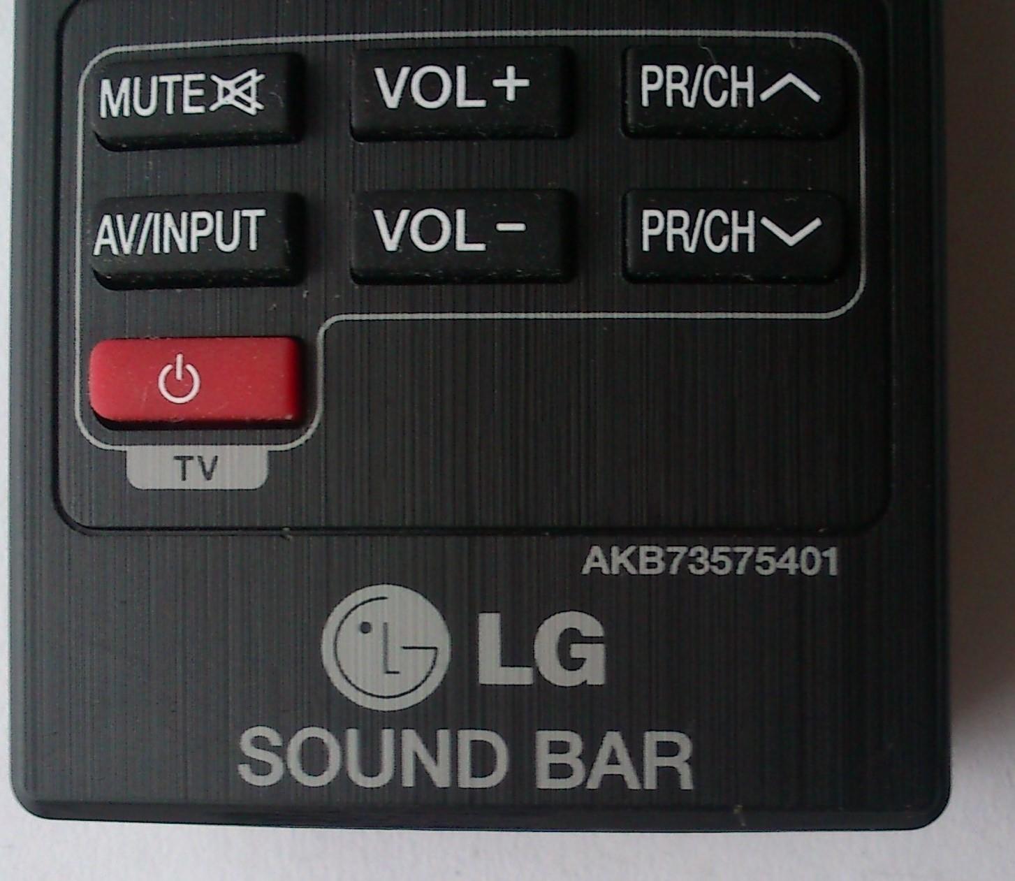 CONTROL REMOTO PARA BARRAS DE SONIDO SOUND BAR LG / NUMERO DE PARTE AKB73575401 / AKB73575402 / MODELO NB2420A / NB3250A / NB2520A / NB2530A / NB3532A / NB3520A / NB3530A / NB4540 - Imagen 2